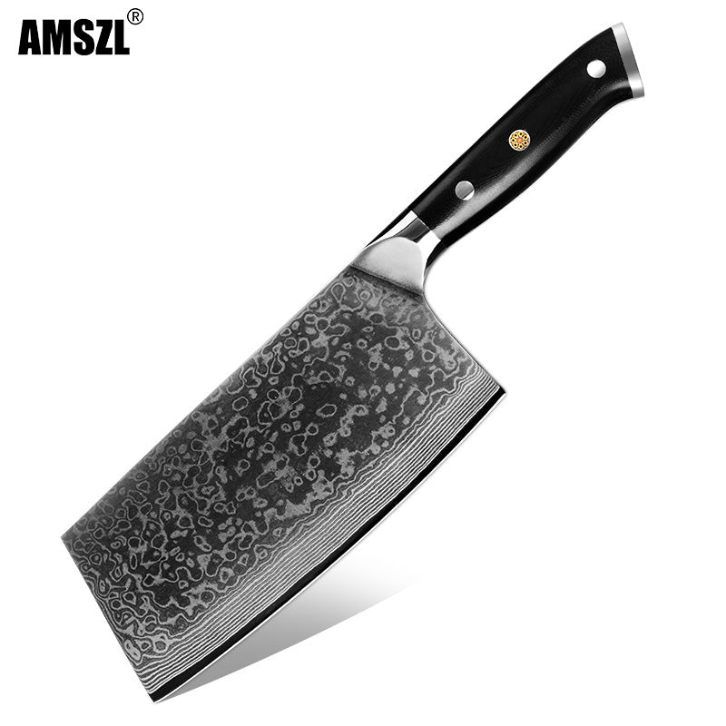 AMSZL 7 inch Damascus Cleaver DM-GS001-1