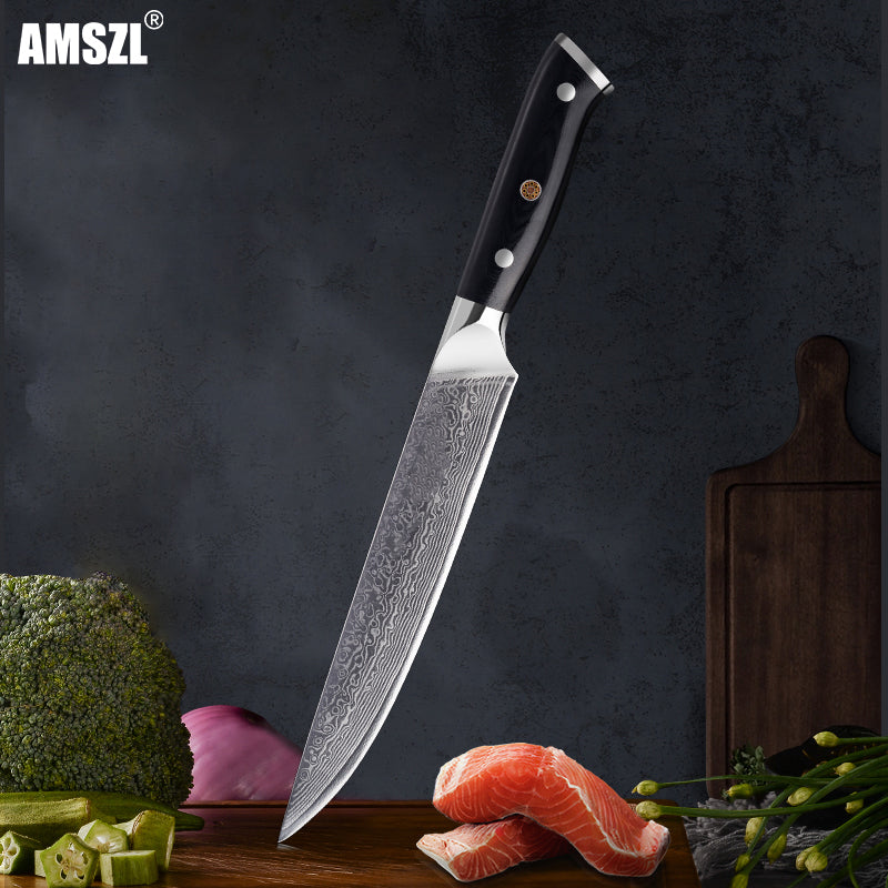 AMSZL 8 inch Damascus Carving Knife DM-GS006-1