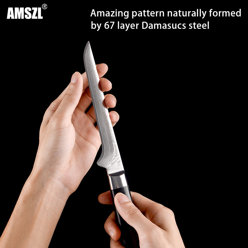 AMSZL 5.6 inch Damasucs Boning Knife DM-GS009