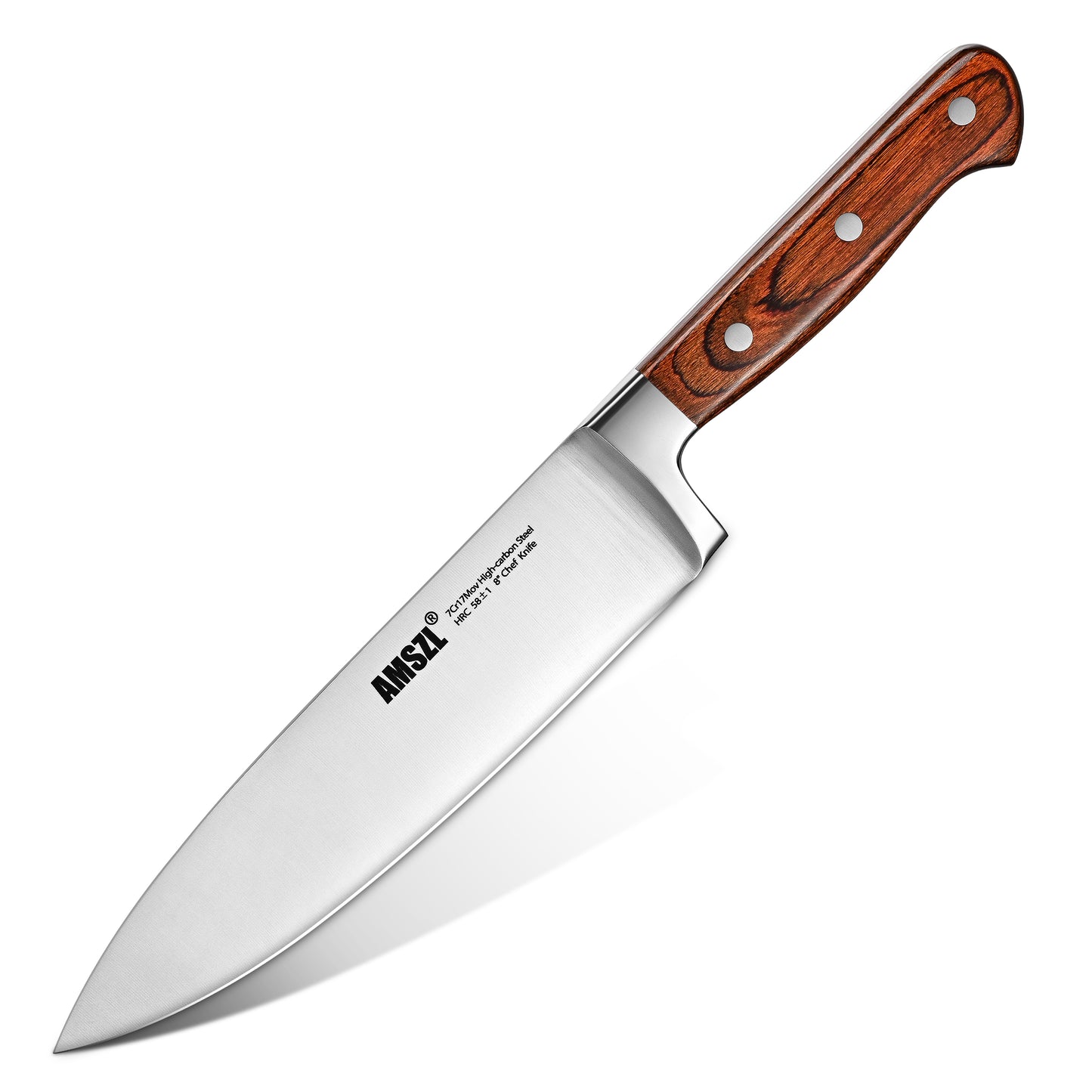 AMSZL 8" German Steel Chef Knife - D9