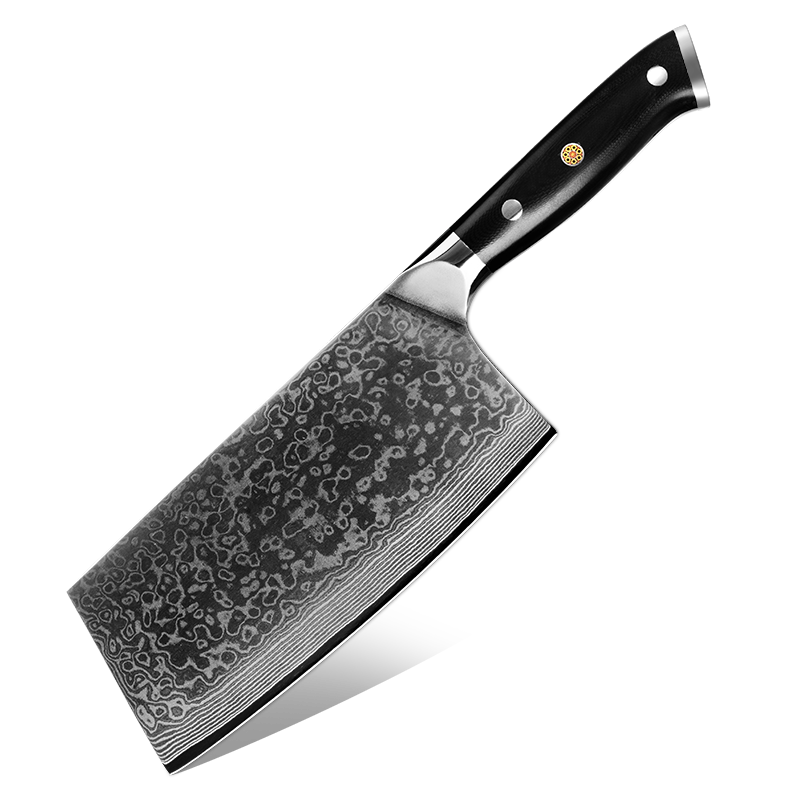 AMSZL 7 inch Damascus Cleaver DM-GS001-1