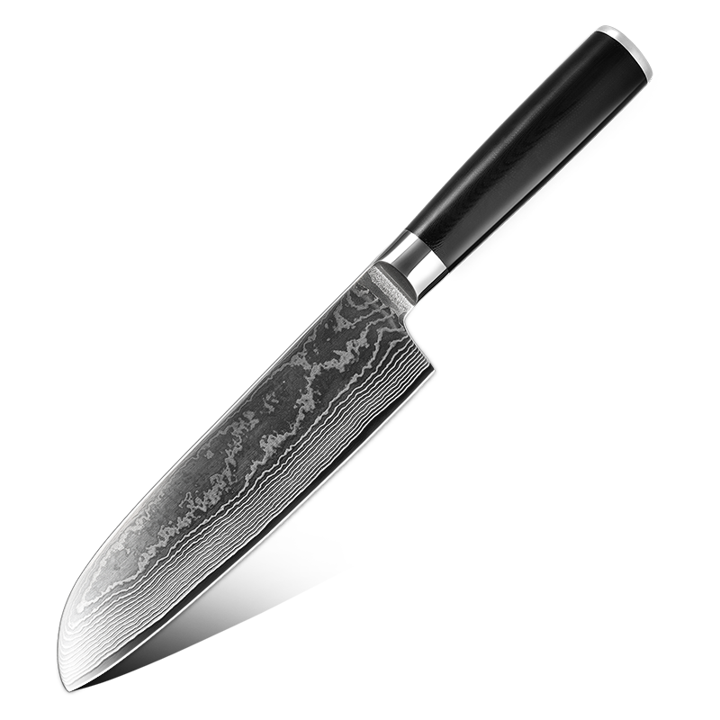 AMSZL 7 inch Damascus Japanese Chef Knife Santoku Knife DM-GS004